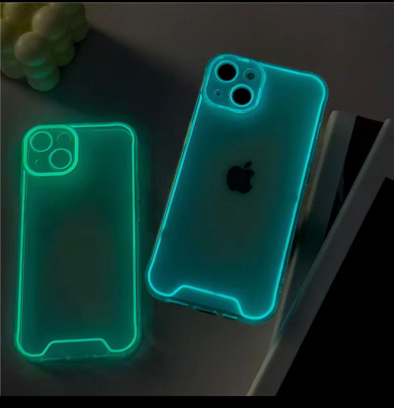 Case Transparente Neón para iPhone