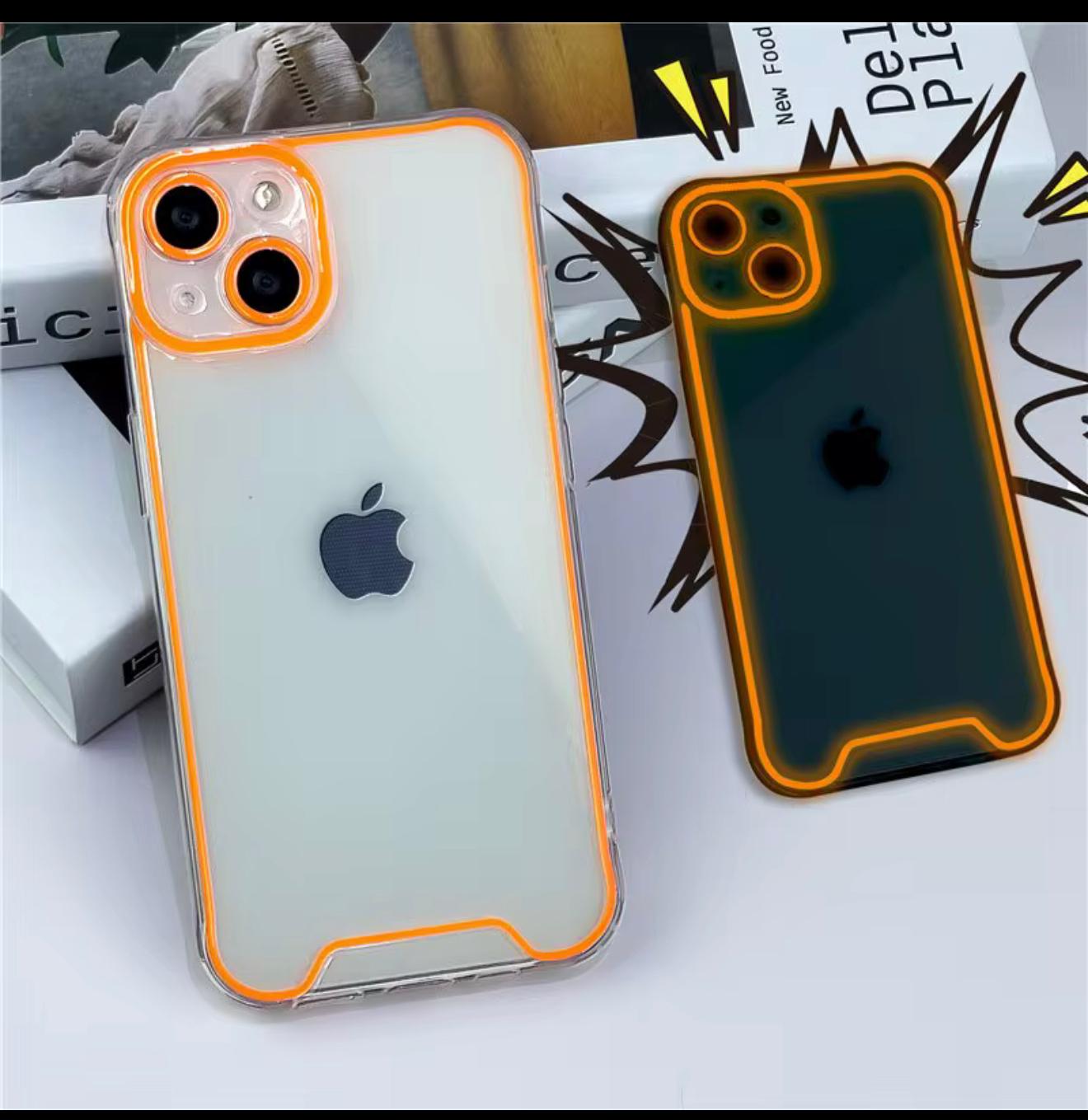 Case Transparente Neón para iPhone